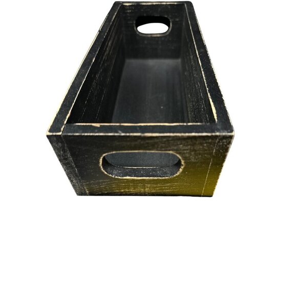 Hot Cocoa Chocolate Bar Box Storage Christmas Table Tray Decor Wood Holiday 10in - Picture 14 of 14